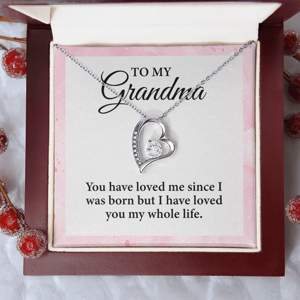 To My Grandma - I Have Loved You in My Whole Life, Necklace Gift for Her