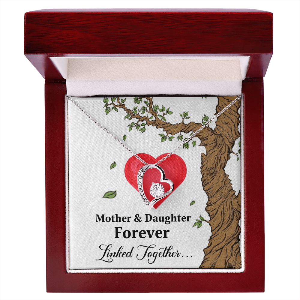 To My Beautiful Mom - You're My Universe! Forever Love Necklace