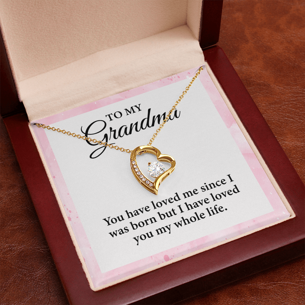 To My Grandma - I Have Loved You in My Whole Life, Necklace Gift for Her