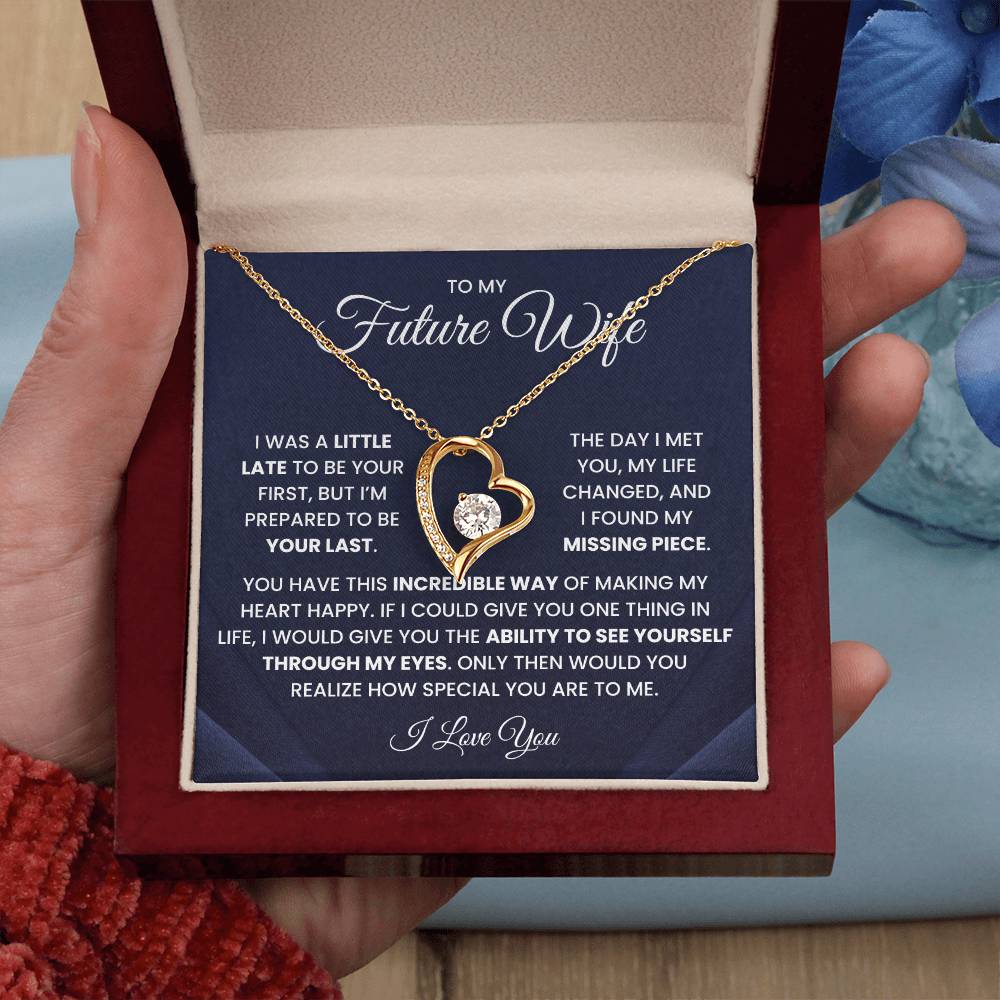 To My Future Wife Necklace – Wedding Gift for Bride