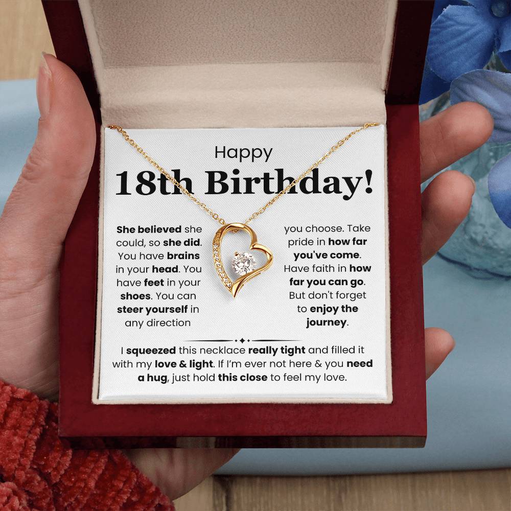 18th Birthday Necklace for Her – Heartfelt Milestone Gift