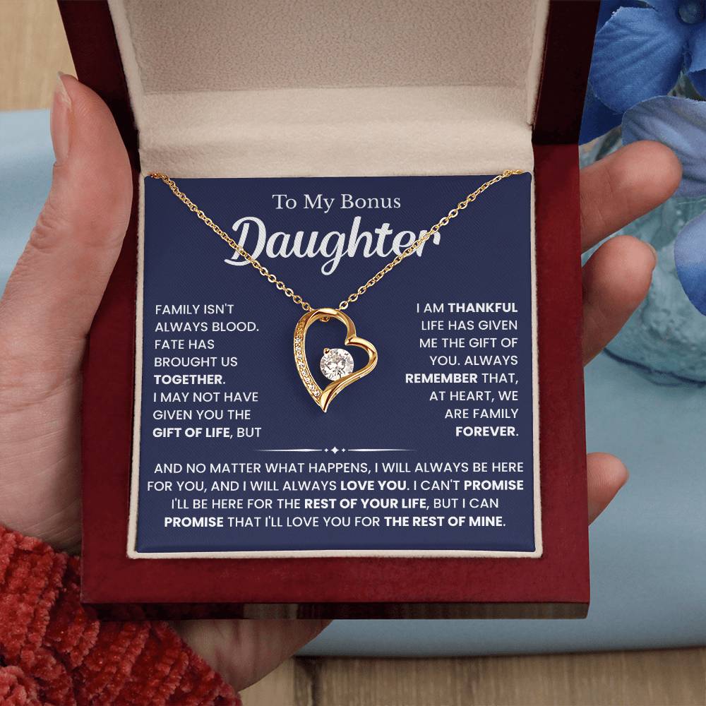 To My Beautiful Daughter-In-Law Necklace From Mommy, Perfect For Birthday, Christmas