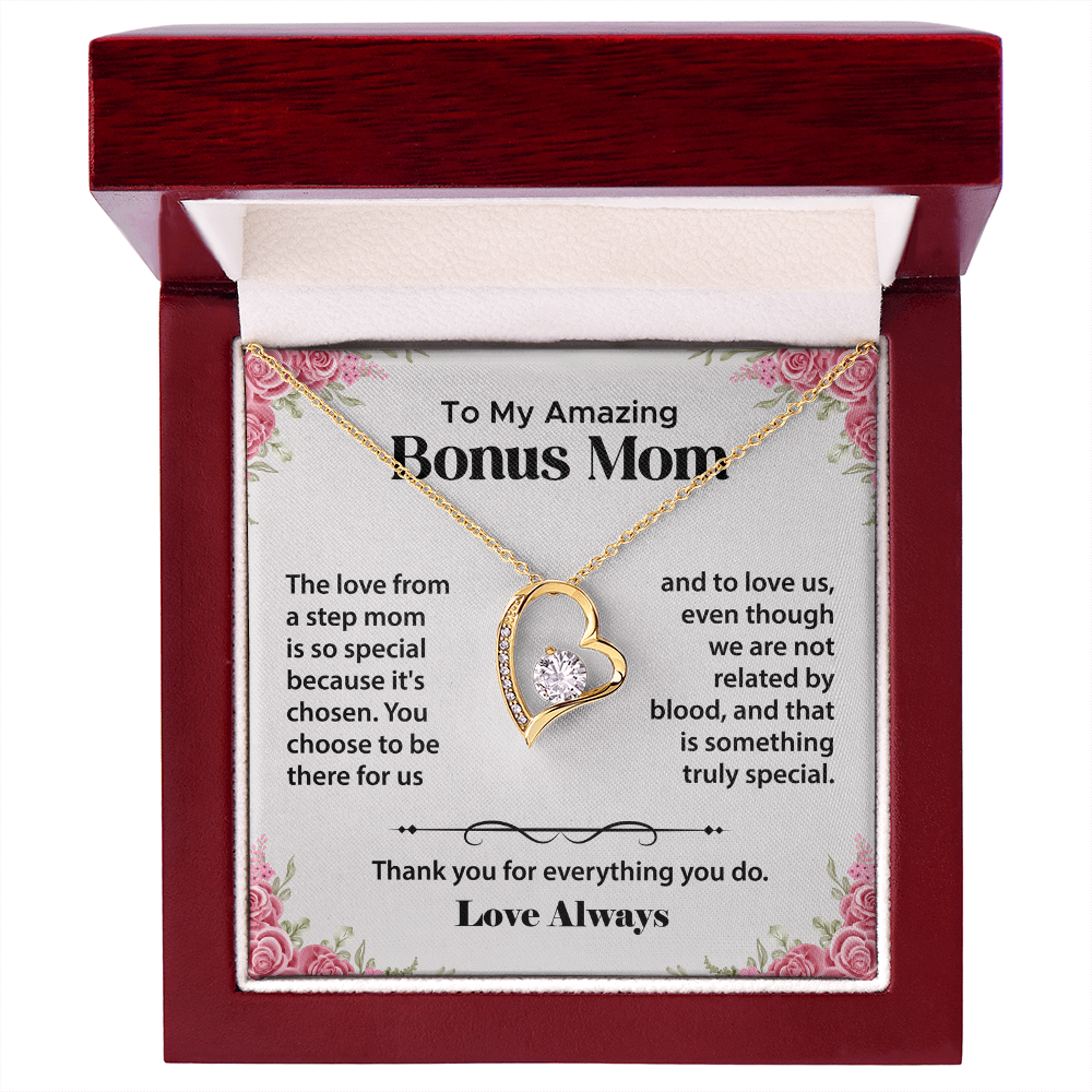 To My Amazing Mom - Forever Love You Mom - Necklace