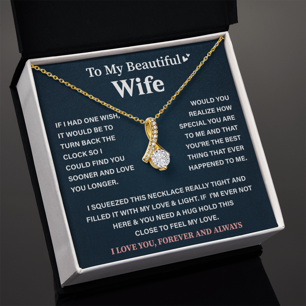 Jewelry for My Wife - Alluring Beauty Necklace, Gift for Her Romantic