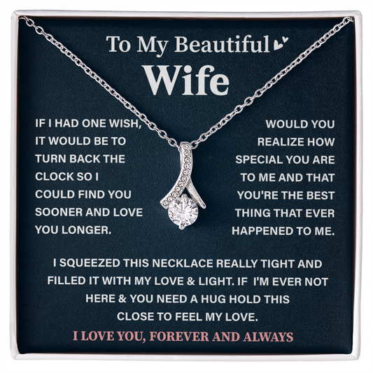 Jewelry for My Wife - Alluring Beauty Necklace, Gift for Her Romantic