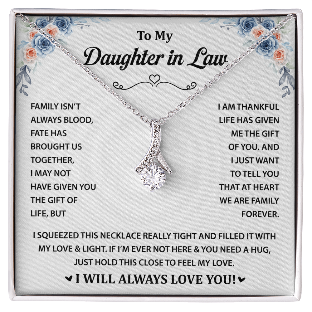 Gift for Granddaughter - I Will Always & Forever Love You - Alluring Beauty Necklace