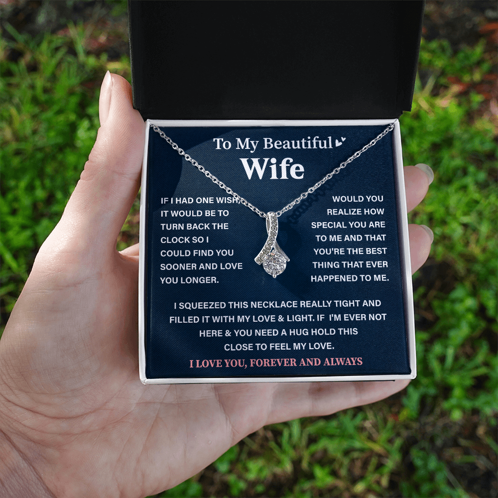 Jewelry for My Wife - Alluring Beauty Necklace, Gift for Her Romantic