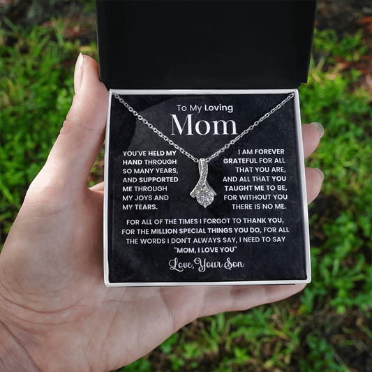 To My Best Mom - I Love You Mom - Forever Love Necklace