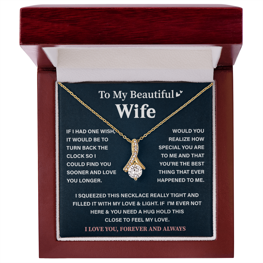 Jewelry for My Wife - Alluring Beauty Necklace, Gift for Her Romantic