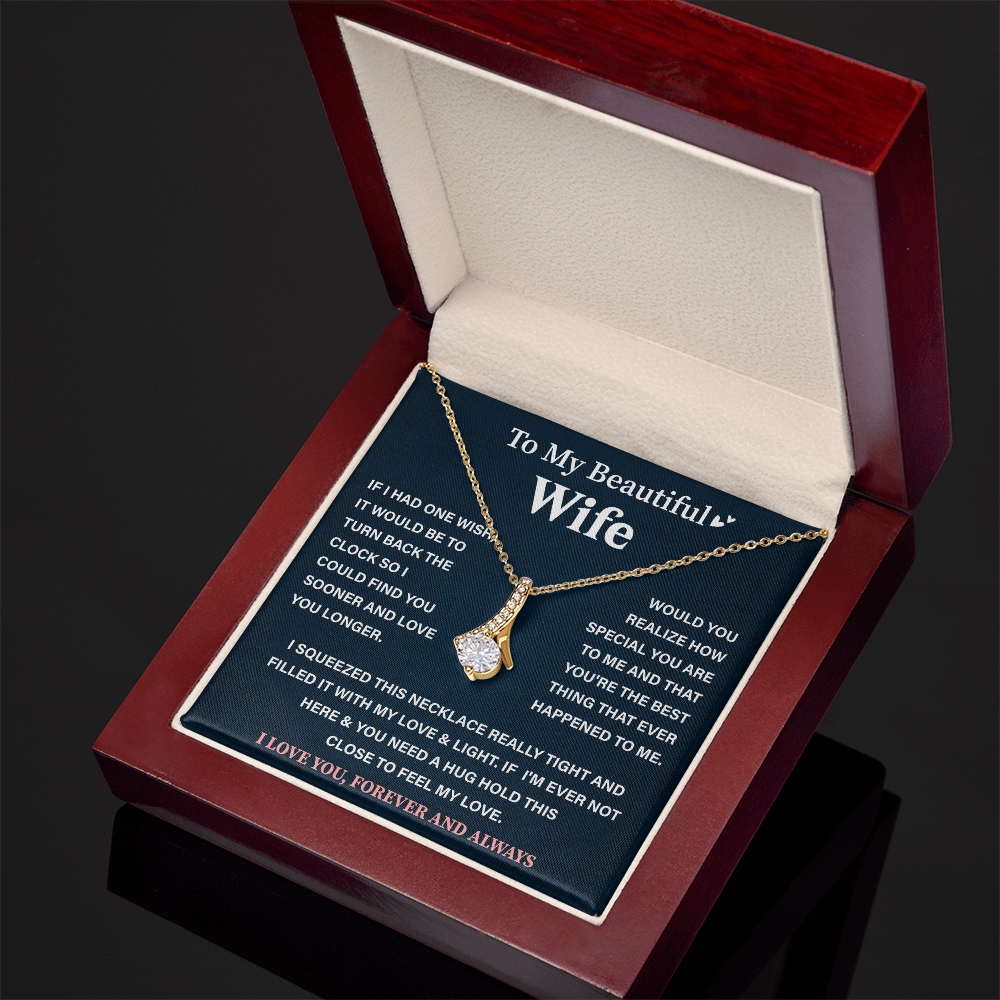 Jewelry for My Wife - Alluring Beauty Necklace, Gift for Her Romantic