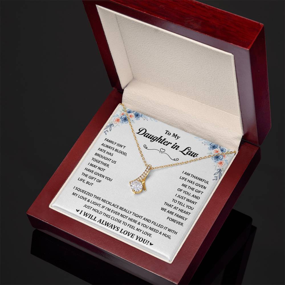 Gift for Granddaughter - I Will Always & Forever Love You - Alluring Beauty Necklace