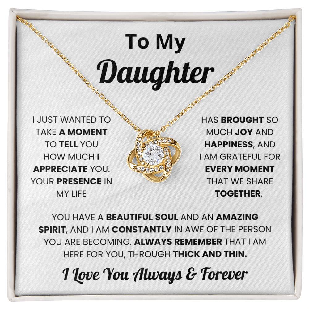 To My Daughter - You Have My Heart - Sterling Silver Necklace