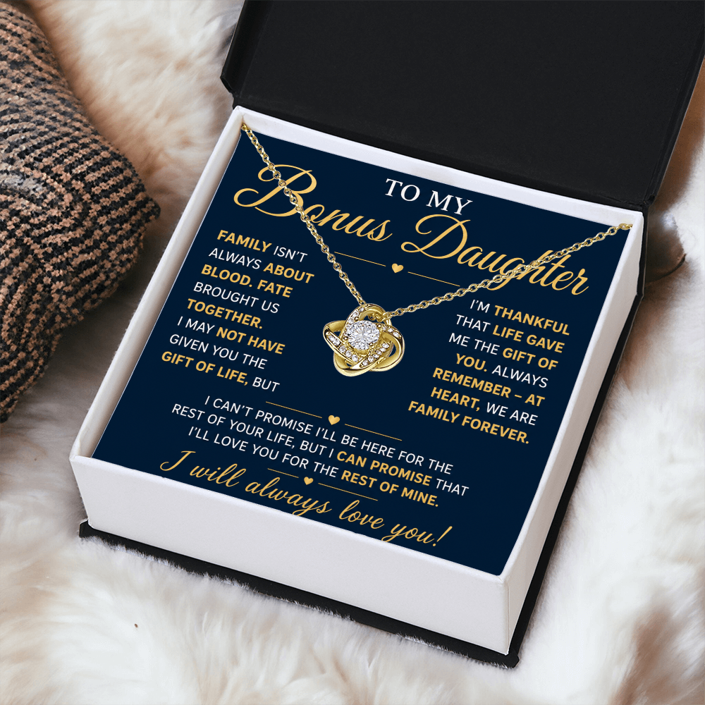 Bonus Daughter Gift from Stepmom or Stepdad – Heartfelt Message & Meaningful Keepsake