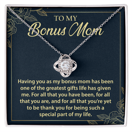 My Bonus Mom - Without You, There is No Me - Necklace