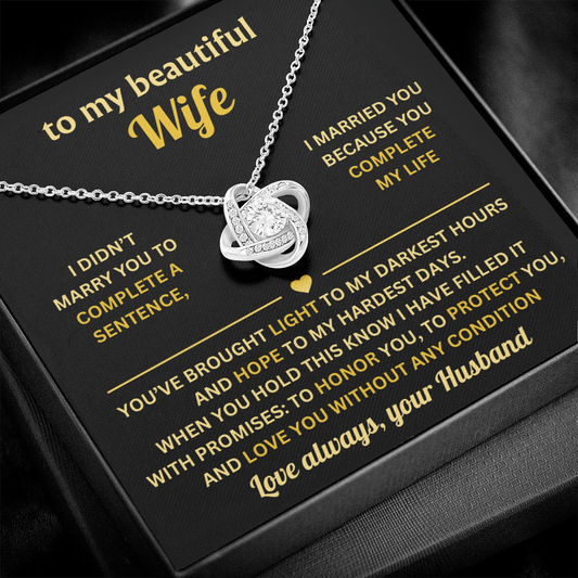 To My Wife - Never Forgot How Much I Love You, Romantic Gifts for Her