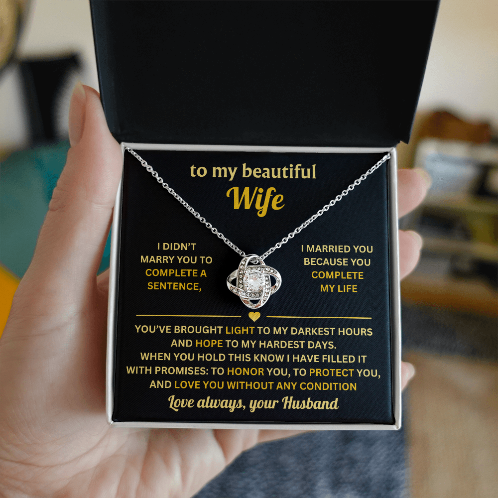To My Wife - Never Forgot How Much I Love You, Romantic Gifts for Her