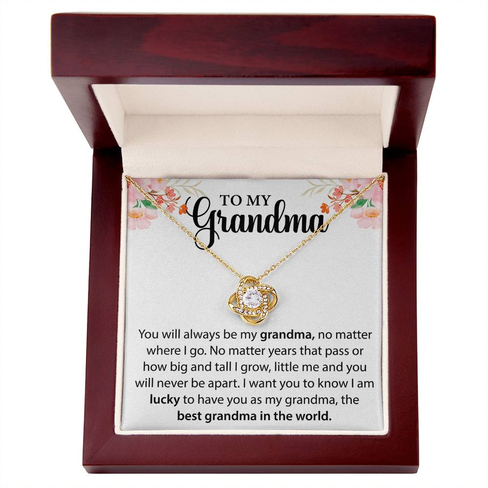 To My Grandma - You Will Always Be Grandma, No Matter Where I Go