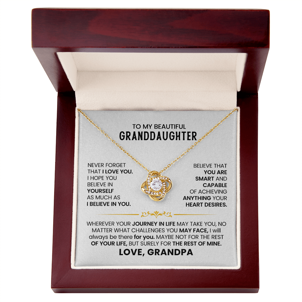 To My Granddaughter - Never Forget How Much I Love You