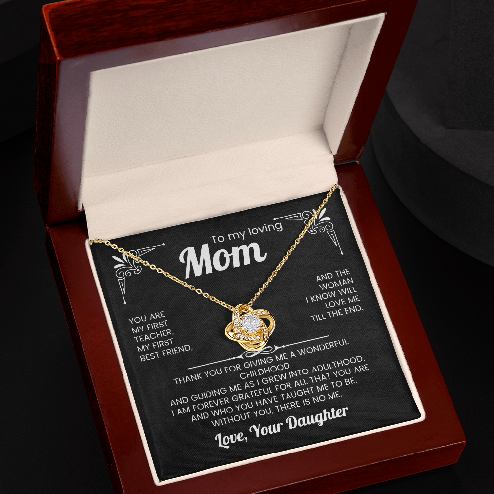 Best Mother's Day Gift 2026 - To My Mom Jewelry with Sentimental Message Card