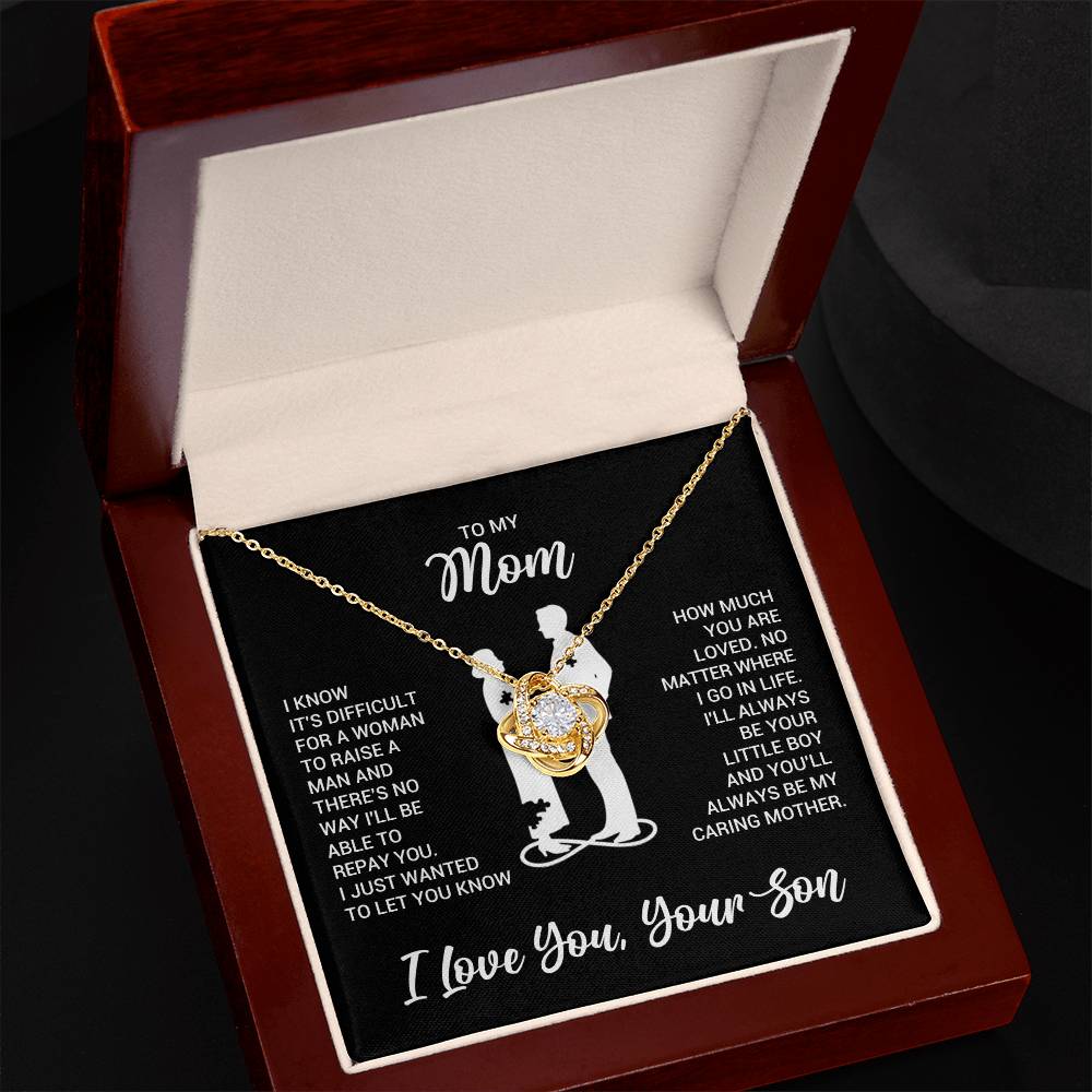 To My Mom Necklace from Son Daughter | Mother's Day Birthday Gift