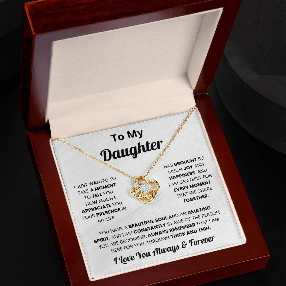 To My Daughter - You Have My Heart - Sterling Silver Necklace