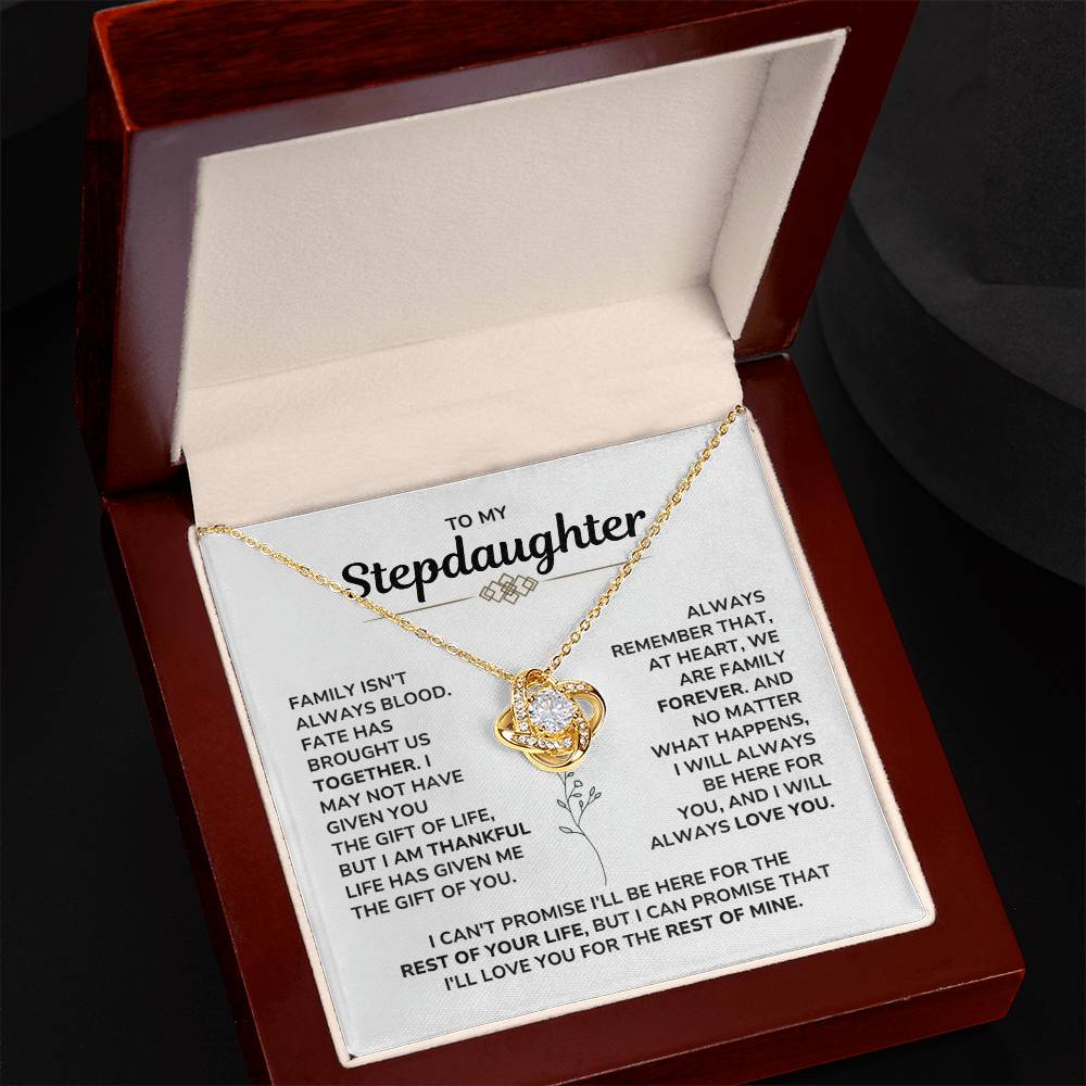 To My Stepdaughter Necklace – Meaningful Gift from Stepmom or Stepdad