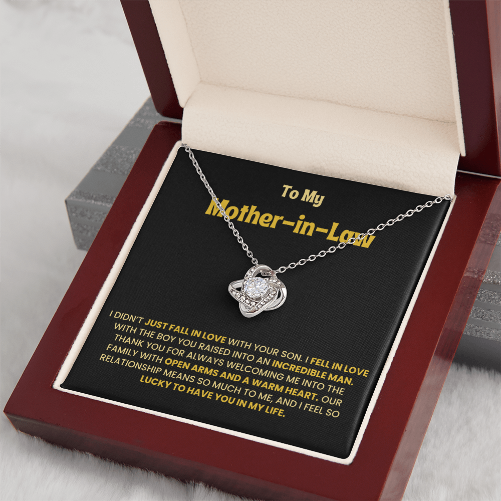 Necklace With Message Card for Future Mother-in-law From Future Son-in-law