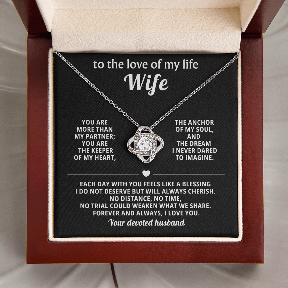 To My Beautiful Wife - You Are More Than My Partner, You Are My Heart Keeper