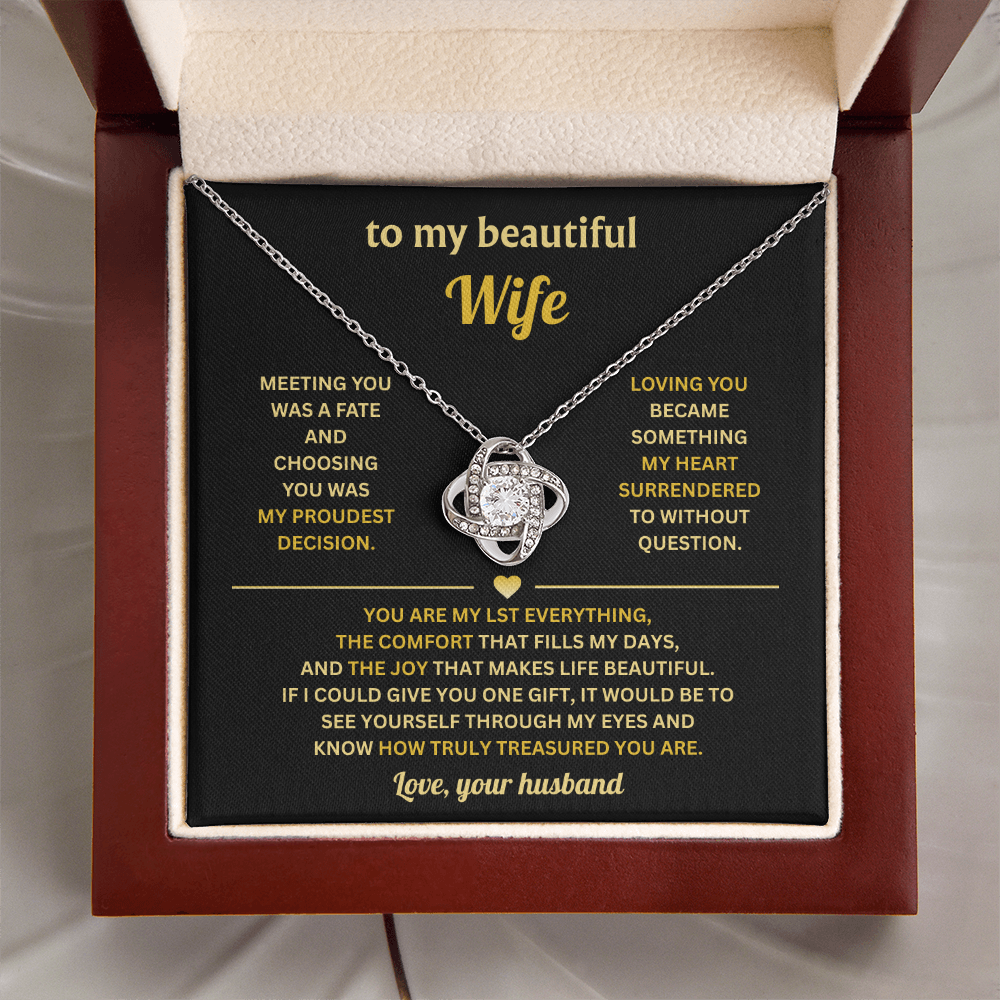 To My Beautiful Wife - I Love You Forever & Always, Special Moments Gifts.