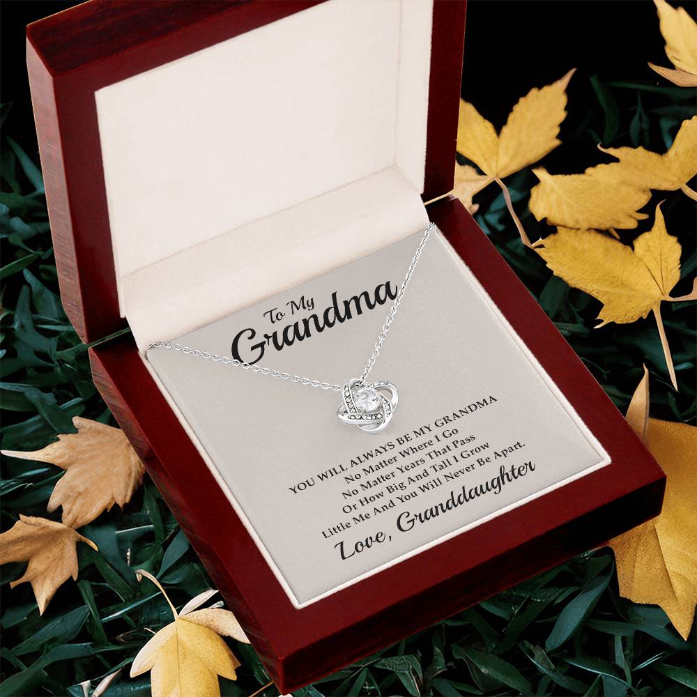 Grandma Necklace from Granddaughter – Gift for Grandma