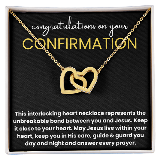 Personalized Confirmation Gift for Women Necklace - Catholic Confirmation Gift, First Communion Gift Baptism Girl