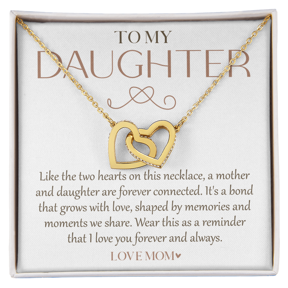 Mother Daughter Necklace - Meaningful Gift for Daughter From Dad