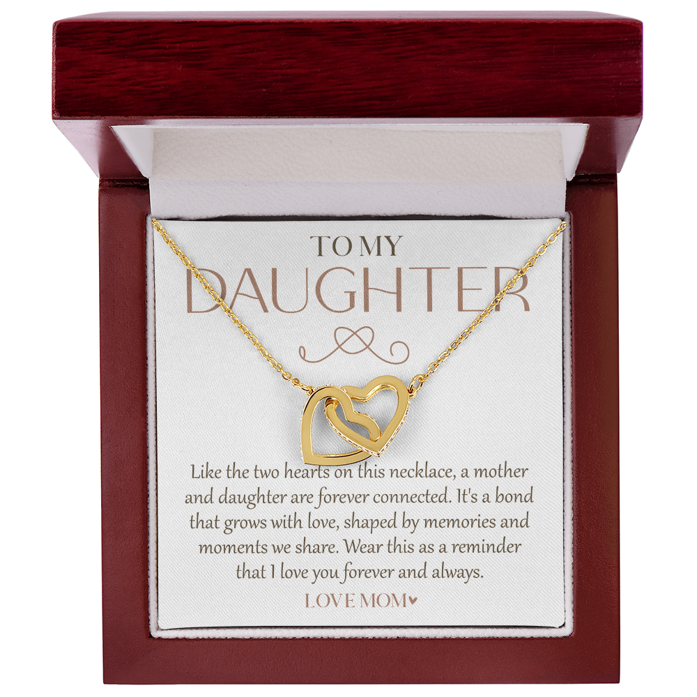 Mother Daughter Necklace - Meaningful Gift for Daughter From Dad