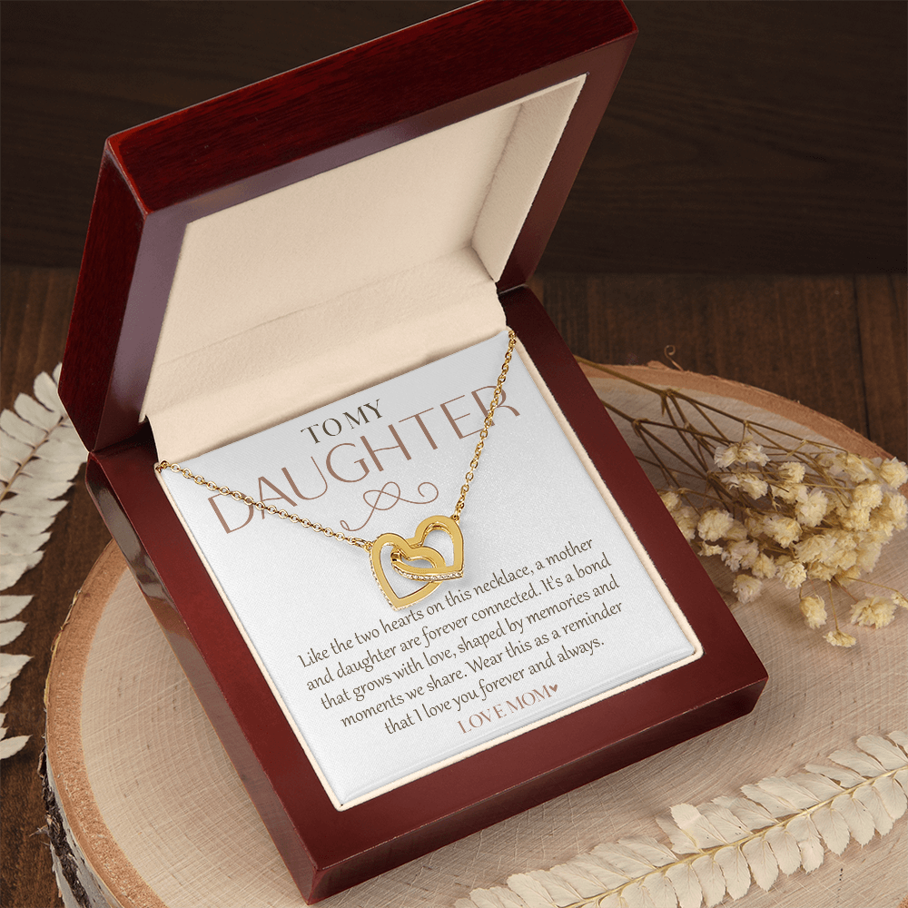 Mother Daughter Necklace - Meaningful Gift for Daughter From Dad