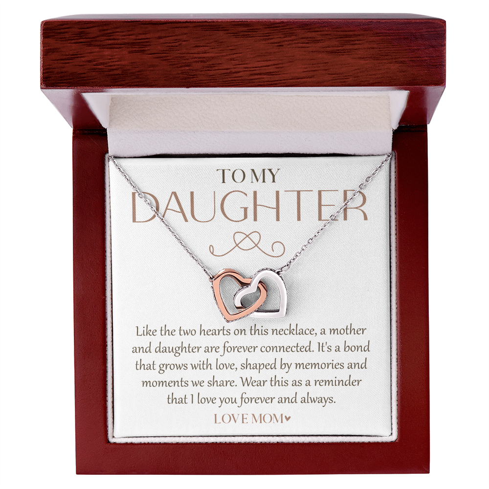 Mother Daughter Necklace - Meaningful Gift for Daughter From Dad