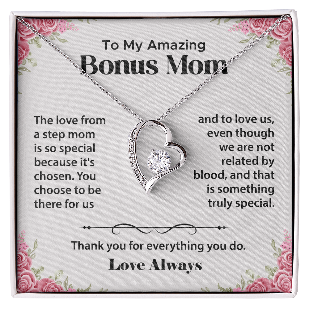 To My Amazing Mom - Forever Love You Mom - Necklace