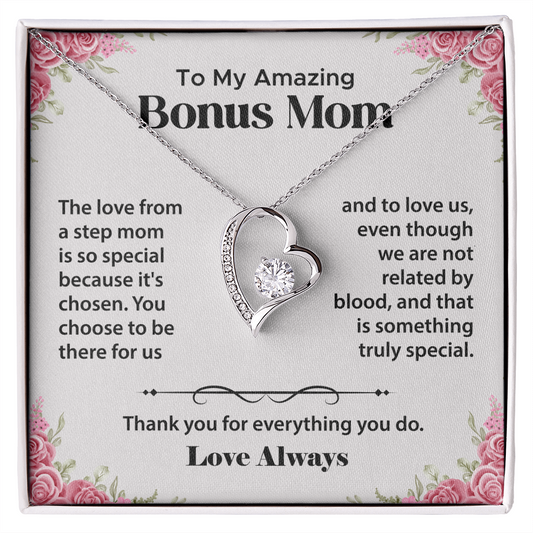 To My Amazing Mom - Forever Love You Mom - Necklace