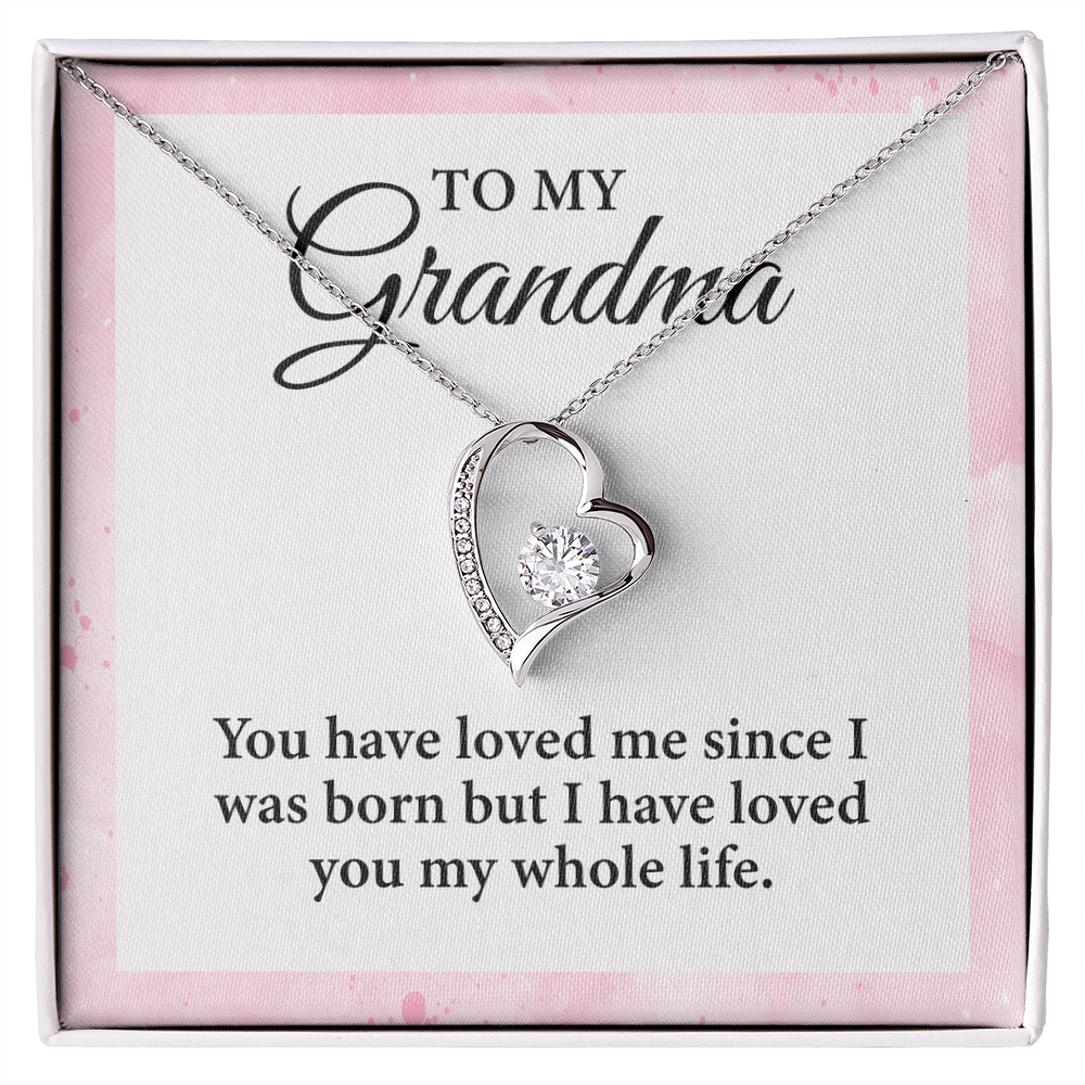 To My Grandma - I Have Loved You in My Whole Life, Necklace Gift for Her