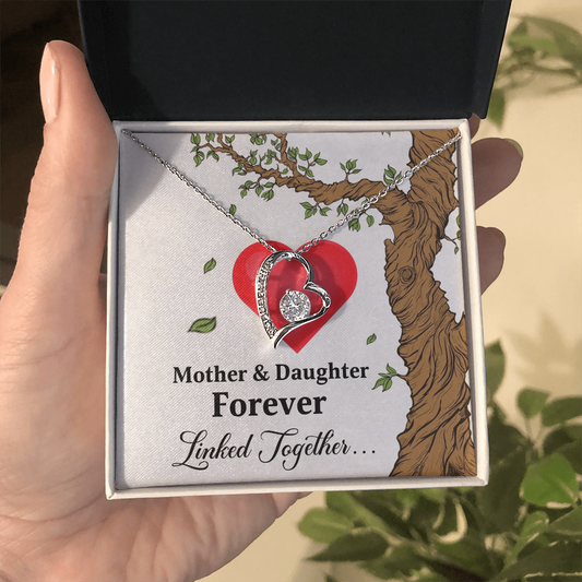 To My Beautiful Mom - You're My Universe! Forever Love Necklace