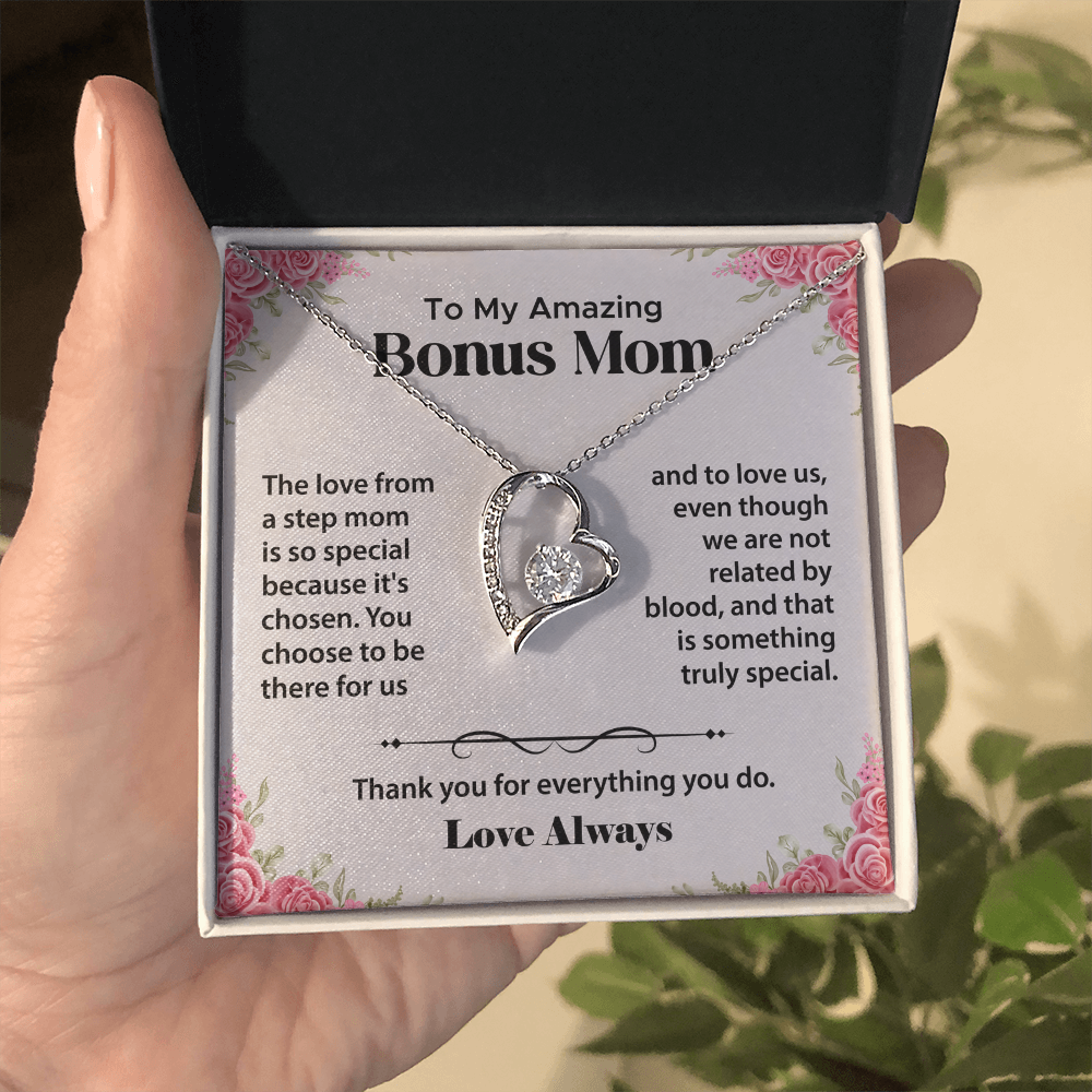 To My Amazing Mom - Forever Love You Mom - Necklace