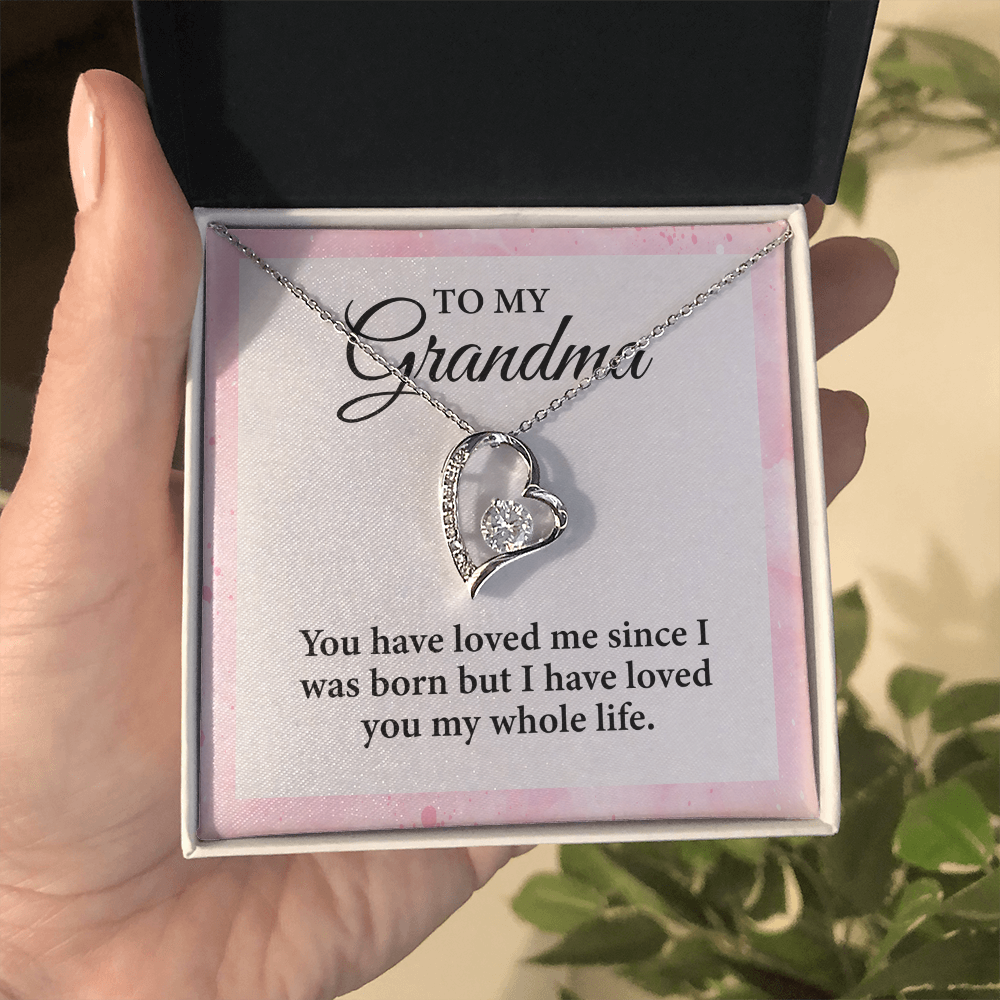 To My Grandma - I Have Loved You in My Whole Life, Necklace Gift for Her
