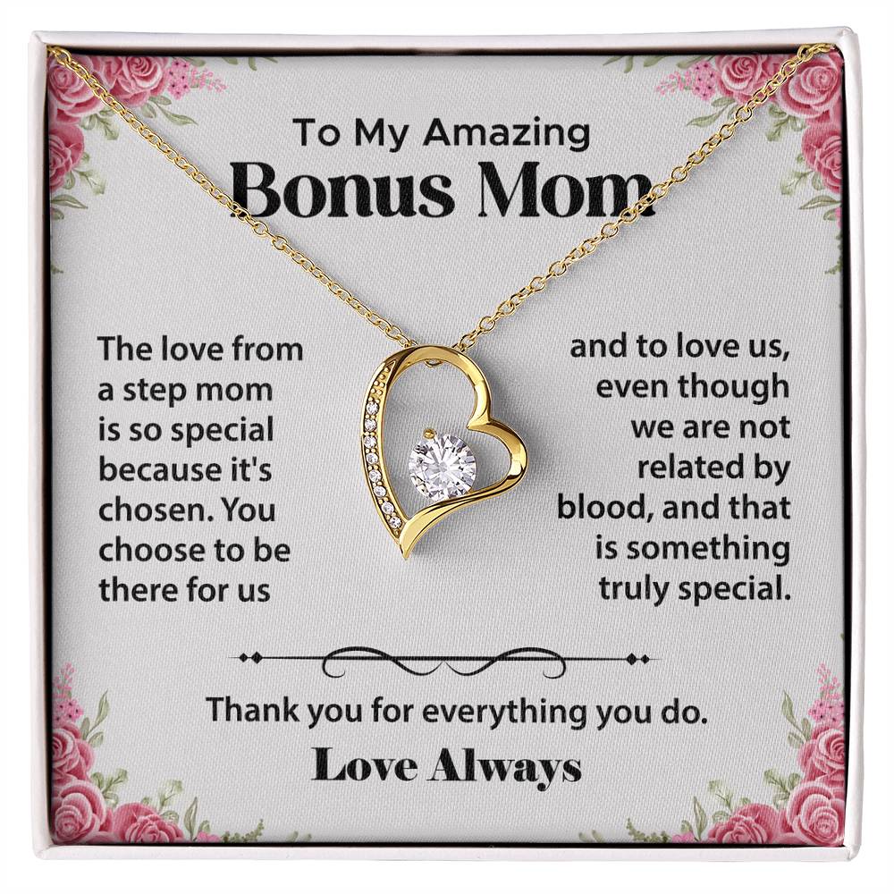 To My Amazing Mom - Forever Love You Mom - Necklace