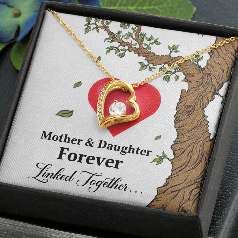To My Beautiful Mom - You're My Universe! Forever Love Necklace