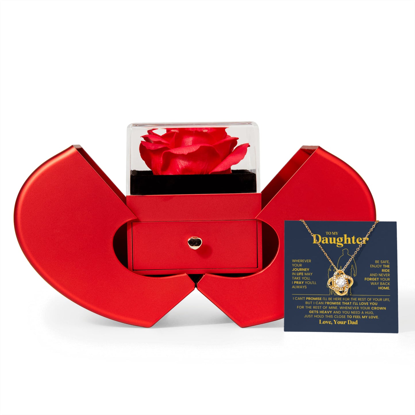 To My Daughter Necklace | Inspirational Jewelry Gift from Father