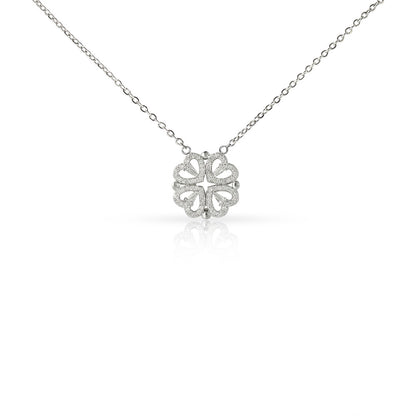 To My Bonus Daughter Necklace | Magnetic Hearts Necklace