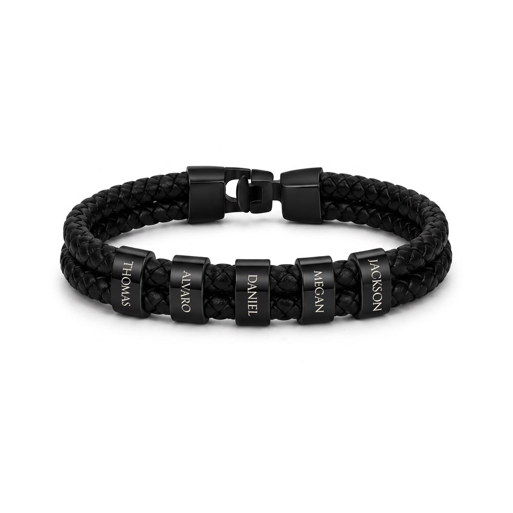 Mens Personalized Name Bracelet Gift For Son