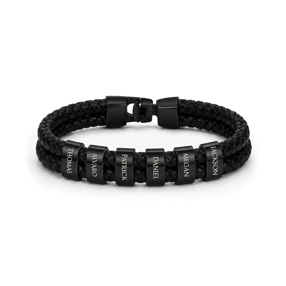 Mens Personalized Name Bracelet Gift For Son