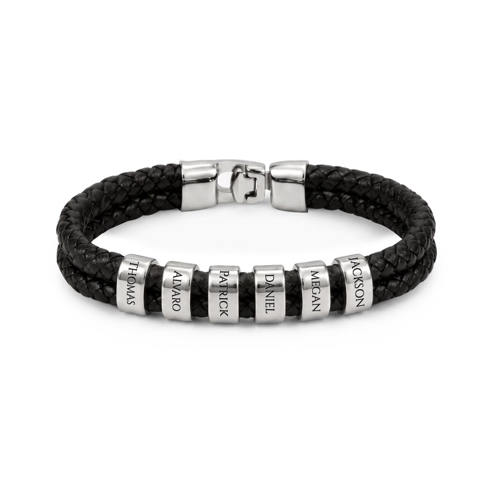 Mens Personalized Name Bracelet Gift For Son