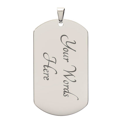 Personalized Memorial Dog Tag Keychain - Sympathy Gift for Wife
