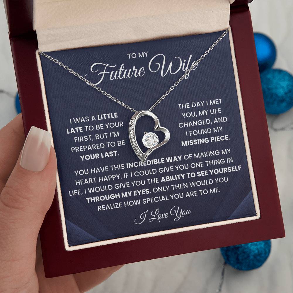 To My Future Wife Necklace – Wedding Gift for Bride